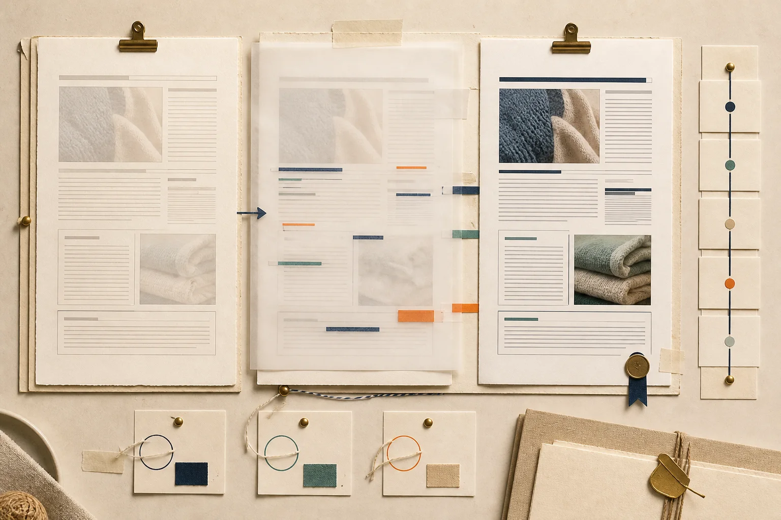 A governed page revision bounded by approved facts, review marks, and release records